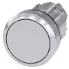 Siemens SIRIUS ACT tryckknapp front, metall, högblank, grå (3SU1050-0AB80-0AA0)