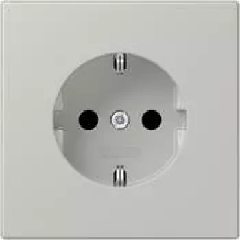 JUNG LC 1520 205 SCHUKO-uttag 16 A 250 V, duroplastlackerad, serie LS, gris clair 31 (32013)