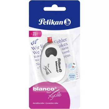 Pelikan Xycle korrigeringsrulle Blanco 4,2 mm x 8 m lösningsmedelsfri, direkt överskrivbar, ergonomisk – 1 st (300001140)