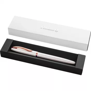 Pelikan Jazz Noble Elegance roller, pärlemorlack, svart bläck, medium spets 400197460