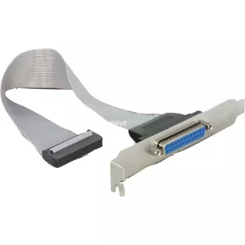 Delock expansionskortplåt 1 x parallellport DB25 hona till 26-pin IDC - 25 cm 84300
