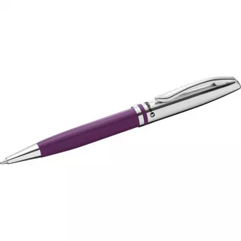 Pelikan Jazz Classic kulspetspenna, violett metall, vridmekanism, blått bläck, medium 300013899