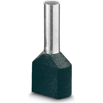 LAPP dubbel ändhylsa, 0,75 mm², 8 mm, delisolerad, grå, 500 st 61802000