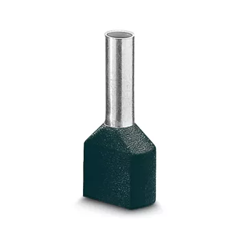 LAPP dubbel ändhylsa, 0,75 mm², 8 mm, delisolerad, grå, 500 st 61802000