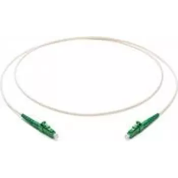 Corning LC/APC to LC/APC Simplex Single-Mode Fiber Patch Cable, 4m, White F222201J1Z20004M