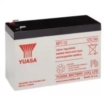 YUASA NP7-12L blybatteri (VRLA) 12V 7Ah laddningsbart batteri 48611