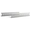 SCHROFF 23130084 19 inch rackmonteringssats - stål, förzinkad, 2 fästen, 4 skruvar M4x10, 4 muttrar M4, 4 brickor, 4 plastbrickor