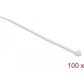 Delock buntband transparent L 200 x B 3,6 mm 100 st (18606)