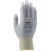 Uvex Unipur Carbon nylonstickade skyddshandskar, storlek 10, grå/svart, PU-belagd handflata, antistatisk 6055610