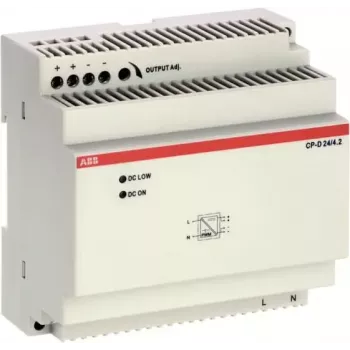 ABB CP-D 24/4.2 DIN-skena nätaggregat 24V DC 4,2A 100,8W 1-fas 1SVR427045R0400