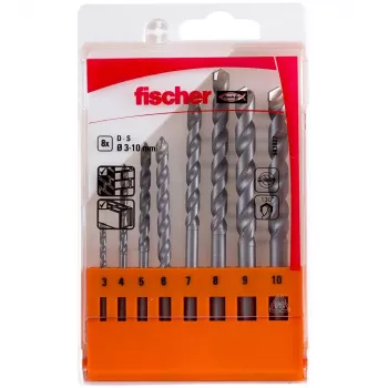 Fischer D-S 543027 stenborrset 8-delar
