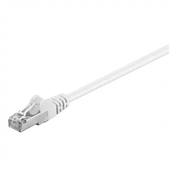 Wentronic Goobay CAT 5e F/UTP patchkabel, 0,5 m, vit