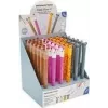 FABER-CASTELL EBERHARD FABER Animal Erase it! gelpennedisplay, 36 pennor, blått bläck, 0,7 mm, raderbar, påfyllningsbar 560109