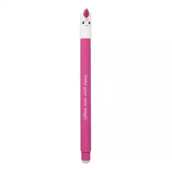 Faber-Castell Eberhard Faber Animal Erase it! Enhörning gelpenna 0,7 mm blå, påfyllningsbar, raderbar (1 st) 582111