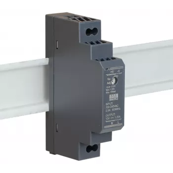 EXSYS EX-6970 DIN-skenmonterad nätadapter 15W 12V DC 1,25A