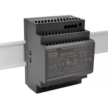 EXSYS EX-6974 DIN-skenmonterad nätadapter 100-240V AC till 24V DC 92W
