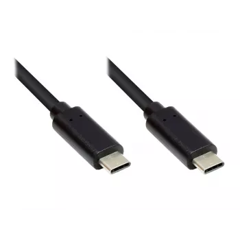 EXSYS EX-K1585-2.0 USB-C-kabel 2 m, USB 3.2 Gen 1, svart