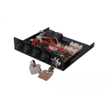EXSYS EX-3466-2 SATA III 4-port-switch – 1-till-4 HDD/SSD-växlare, 6Gbps, hot-swap, Marvell-chipset
