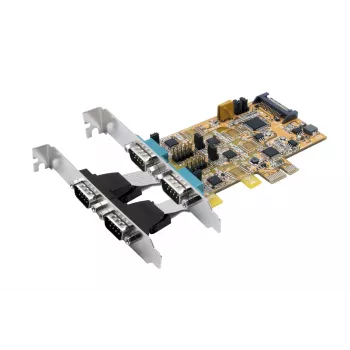 EXSYS EX-45034 PCIe 4-port seriellt RS-232/422/485-kort (FTDI)