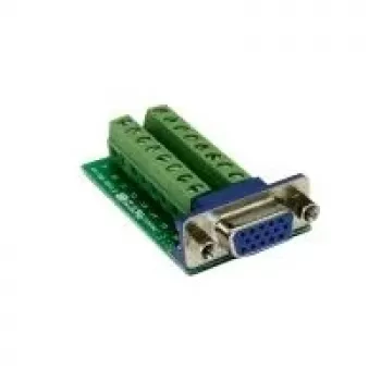 EXSYS EX-49020 VGA 16-pin kabeladapter grön - silver