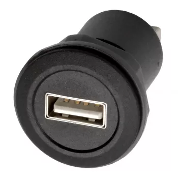 EXSYS EX-49212 USB 2.0 inbyggnadsadapter, USB-A hona till USB-A hona, svart