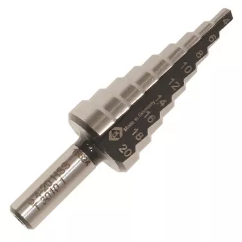 C.K Tools HSS stegborr 6-20 mm T3010 1 med cylindriskt skaft