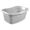 keeeper Lasse tvättkorg, ergonomisk, Nordic Grey, 40 L, njurformad, Soft-Grip-handtag 1078213000000