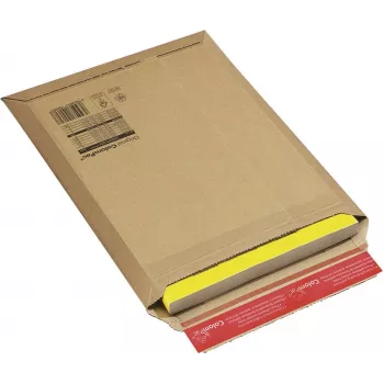 Colompac CP010.06 brun fraktkuvert av kraftpapper, självhäftande, 250 x 180 mm, 20-pack CP010.06.020