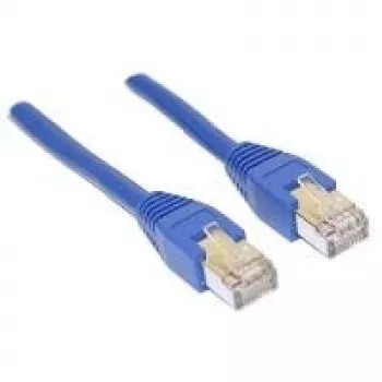 Wentronic Goobay CAT 5e F/UTP patchkabel, blå, 0,25 m, CCA, 1 Gbit/s 68615