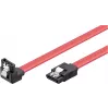 Wentronic 93116 SATA III-kabel 0,5m röd, 6Gbps med låsklämmor