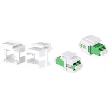 LogiLink NK0092 keystone-hållare för LC-duplex / SC-simplex-kopplingar utan fläns, 100 st