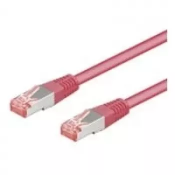 Wentronic Goobay CAT 6 S/FTP patchkabel, magenta, 30 m, LSZH, koppar 93440