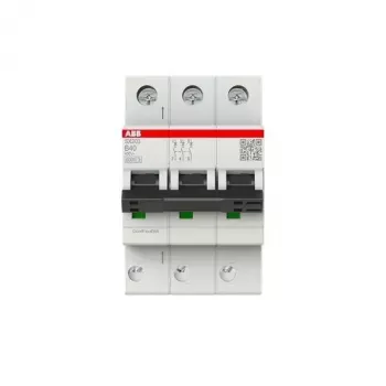 ABB SX203-B40 3-polig dvärgbrytare, typ B, 40 A, 400 V AC, 6 kA