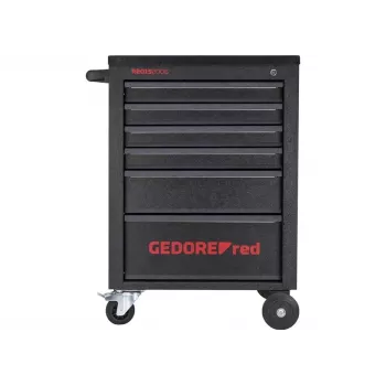 Gedore RED MECHANIC verkstadsvagn, 6 lådor, svart (3300012)
