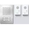 Siedle SET CLAB 850-2 E/W Audio Set Classic Stainless Steel/White 210010046-00