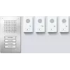 Siedle SET CLAB 850-4 E/W ljudset Classic rostfritt/vitt (210010048-00)