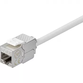 Renkforce RF-4531196 RJ45-koppling Cat.6a skärmad silver