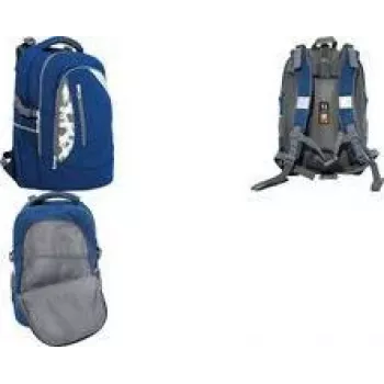 Faber-Castell Eberhard Faber X-Style skolryggsäck, Denim Blue, 28 L, för barn & ungdomar 9-16 år, polyester 577636