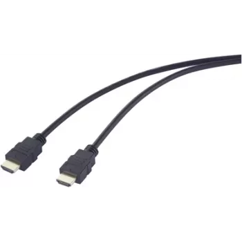 SpeaKa Professional HDMI-kabel HDMI-A hane till hane 3,00 m svart 4K UHD SP-12816084