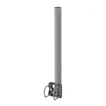 Megasat Balcony Railing Mount for Satellite Antennas, Steel, 60 cm Mast, Galvanized 110152