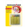 FABER-CASTELL EBERHARD FABER sminkpennor, korta, 6 färger, hög intensitet, dermatologiskt testade, 1 set (579106)