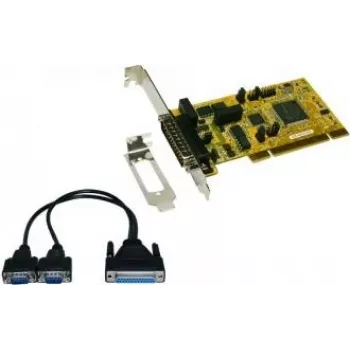 EXSYS EX-42372IS 2-portars PCI RS-422/485 seriellt kort med överspänningsskydd, low profile