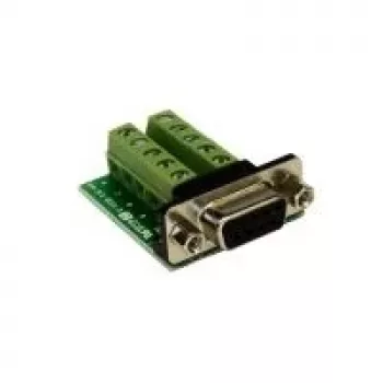 EXSYS EX-49005 D-SUB 9-pin hane till 10-pin skruvplint adapterkabel, 0,3 m, RS-232