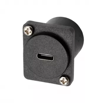 EXSYS EX-49167 D-typ USB-C hona till hane inbyggnadsadapter, USB 3.2 Gen 2, 10Gbps