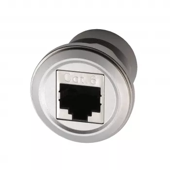 EXSYS EX-49196 metall RJ45 inbyggnadsadapter, hona till hona