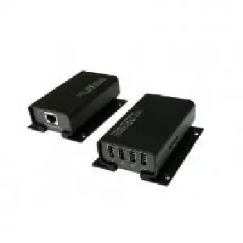 EXSYS EX-1444 4-port USB 2.0 Cat.5/6 förlängare, upp till 100 m