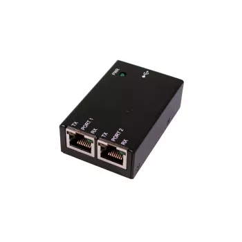 EXSYS EX-1332HMV-RJ USB 2.0 till dual RS-232 seriell adapter med RJ-45-anslutningar, metallhölje
