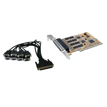 EXSYS EX-41088 8-port RS-232 seriellt PCI-kort med FTDI-chipset