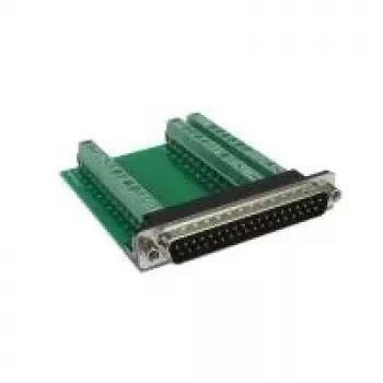 EXSYS EX-49035 D-SUB 37-polig kontakt till 39-polig skruvplint adapter, grön/silver