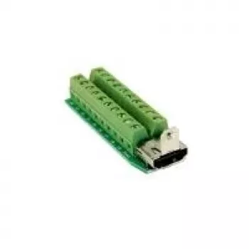 EXSYS EX-49065 adapter 19-pin HDMI-uttag till 20-pin terminalblock